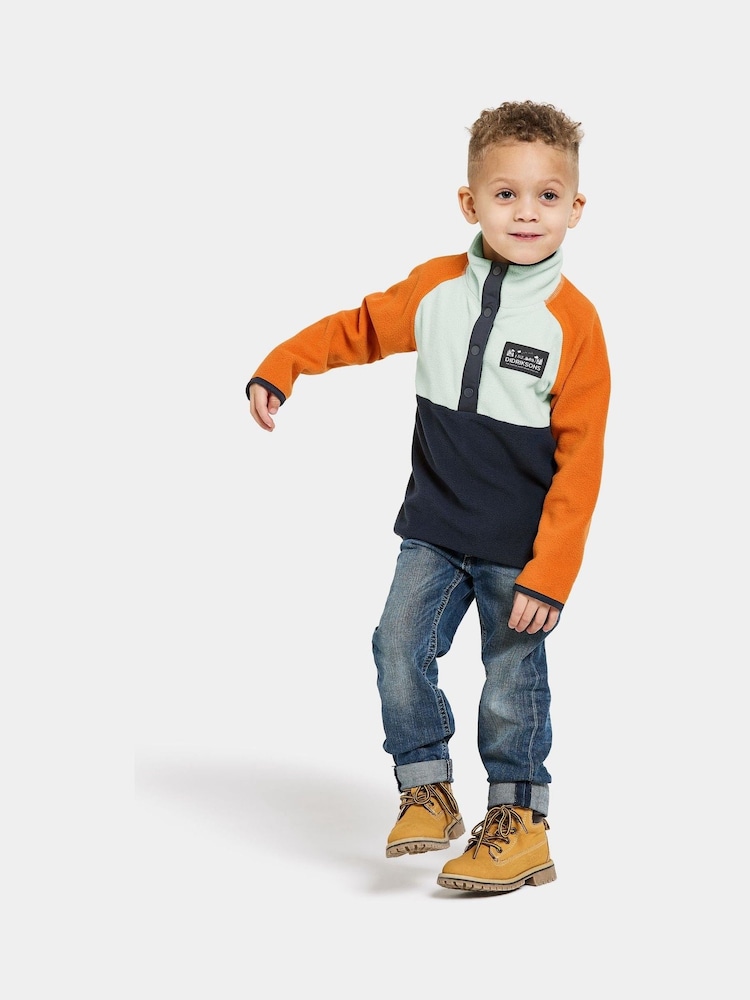 Didriksons Kids Monte Half Button Fleece - Image 1 of 4 Didriksons Kids Monte Half Button Fleece - Image 1 of 4