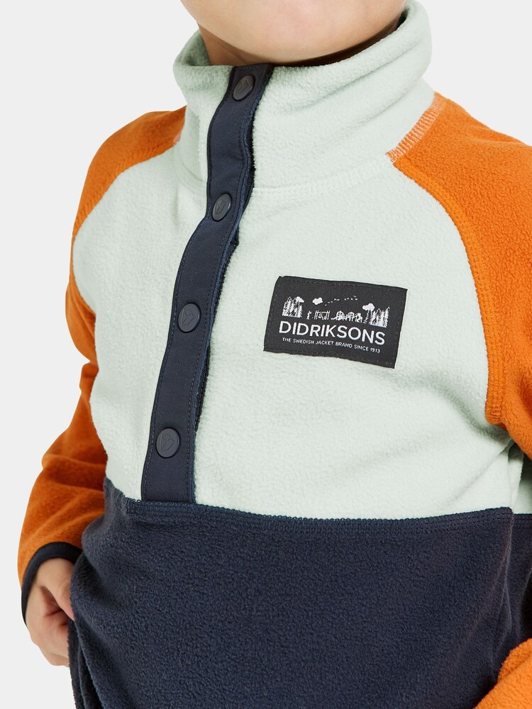 Didriksons Kids Monte Half Button Fleece - Image 4 of 4 Didriksons Kids Monte Half Button Fleece - Image 4 of 4