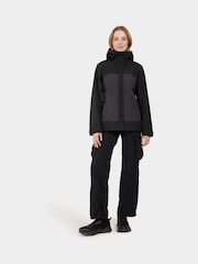Didriksons Womens Grit Waterproof Black Jacket - Image 1 of 4