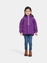 Didriksons Kids Purple Talvi Waterproof Padded Jacket - Image 1 of 5