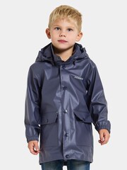 Didriksons Kids Blue Jojo Waterproof Jacket - Image 1 of 4