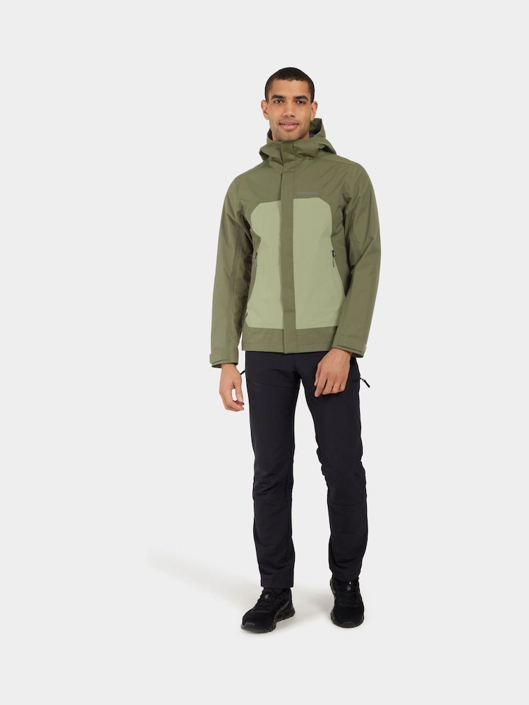 Зеленый - Didriksons Mens Grit Waterproof Jacket - Image 1 of 5