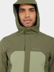 Зеленый - Didriksons Mens Grit Waterproof Jacket - Image 4 of 5