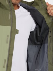 Зеленый - Didriksons Mens Grit Waterproof Jacket - Image 5 of 5