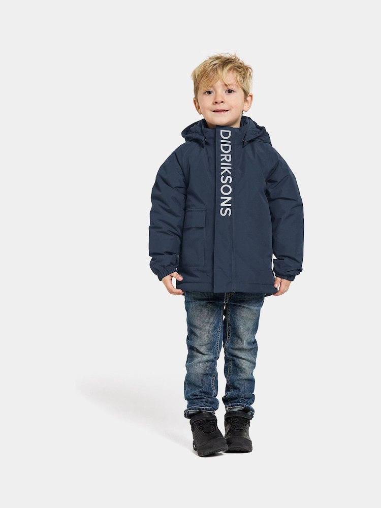 Didriksons Kids Purple Talvi Waterproof Padded Jacket - Image 1 of 6