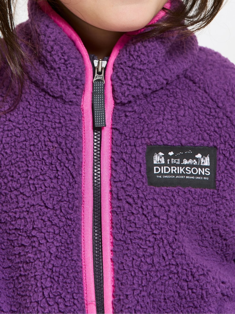 Didriksons Blue Gibbs Full Zip Fleece Sweater - Image 4 of 5