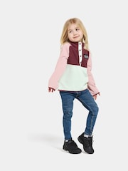 Didriksons Monte fleece met korte knoopsluiting voor kinderen - Image 3 of 4