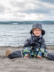 Didriksons Kids Blue Southwest Bucket Hat - Image 2 of 2