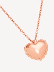 Marc Jacobs Gold Tone Balloon Heart Necklace - Image 2 of 5