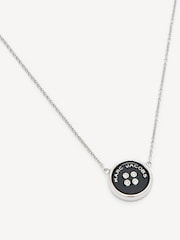 Marc Jacobs Silver Tone Button Pendant Necklace - Image 1 of 5