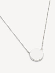 Marc Jacobs Silver Tone Button Pendant Necklace - Image 2 of 5