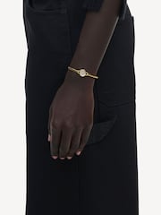 Marc Jacobs Gold Tone Button Hinge Bracelet - Image 4 of 5