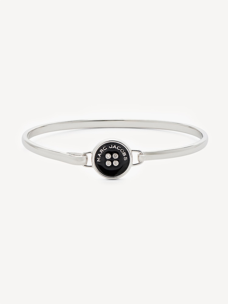 Marc Jacobs Silver Tone Button Hinge Bracelet - Image 1 of 5