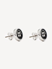 Marc Jacobs Silver Tone Button Stud Earings - Image 1 of 4