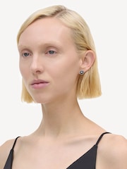 Marc Jacobs Silver Tone Button Stud Earings - Image 3 of 4
