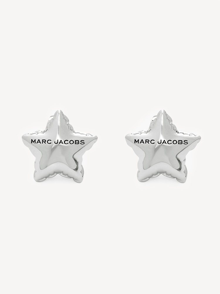 Marc Jacobs Silver Tone Balloon Star Earrings - Image 1 of 4