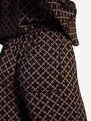 By Malene Birger Brown Ameliano Printed Wide Leg Trousers - Image 8 of 9