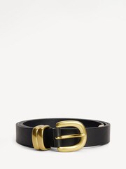 By Malene Birger Black Zoilo Leather Belt - Image 1 of 2