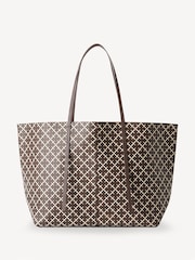 By Malene Birger Brown Abi Jacquard Tote - Image 1 of 2