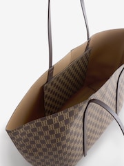 By Malene Birger Brown Abi Jacquard Tote - Image 5 of 6