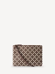 By Malene Birger Brown Ivy Print Purse - Image 1 of 1
