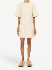By Malene Birger Cream Harperz Mini Dress - Image 3 of 5