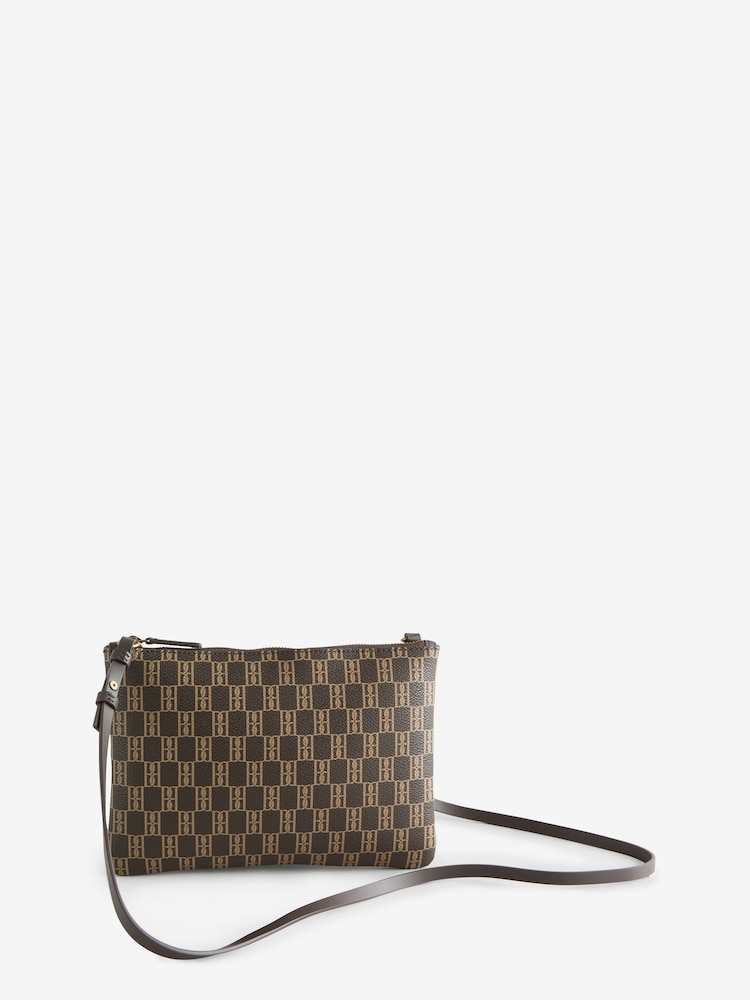 By Malene Birger Brown Ivy Jacquard Purse - Image 1 of 9