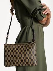 By Malene Birger Brown Ivy Jacquard Purse - Image 3 of 9