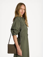 By Malene Birger Brown Ivy Jacquard Purse - Image 4 of 9