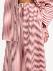By Malene Birger Red Pheobes Strip Maxi Skirt - Image 4 of 5