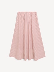 By Malene Birger Red Pheobes Strip Maxi Skirt - Image 5 of 5