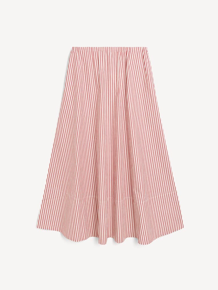 By Malene Birger Red Pheobes Strip Maxi Skirt - Image 5 of 5