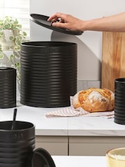 Russell Hobbs 4 Piece Black Ribbed Countertop Set - Image 3 of 6