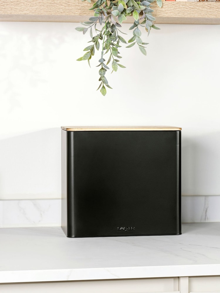 Salter Black Toronto Bread Bin - Image 1 of 5
