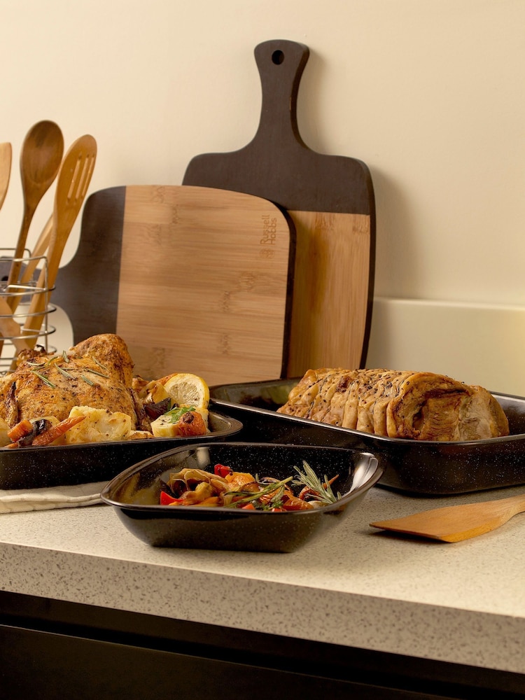 Russell Hobbs Black Roaster & Chop 3 Piece Set - Image 2 of 8