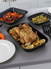 Russell Hobbs Black Roaster & Chop 3 Piece Set - Image 3 of 8