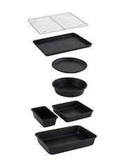 Salter Black Bakes Staking Bakeware 7 Piece Set - Image 3 of 5