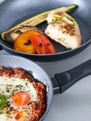 Russell Hobbs Black Metallic Marble Frying Pan Set - Image 3 of 5