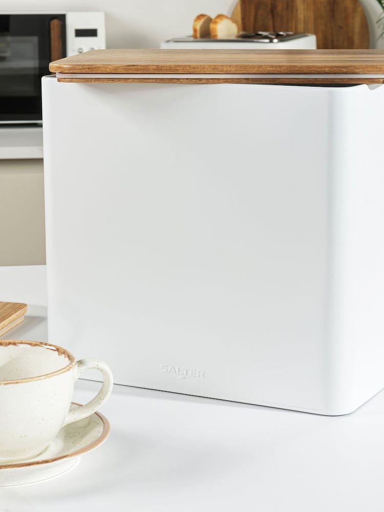 Salter White Toronto Bread Bin - Image 2 of 5