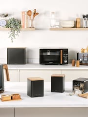 Salter 4 Piece Black Toronto Countertop Set - Image 1 of 6