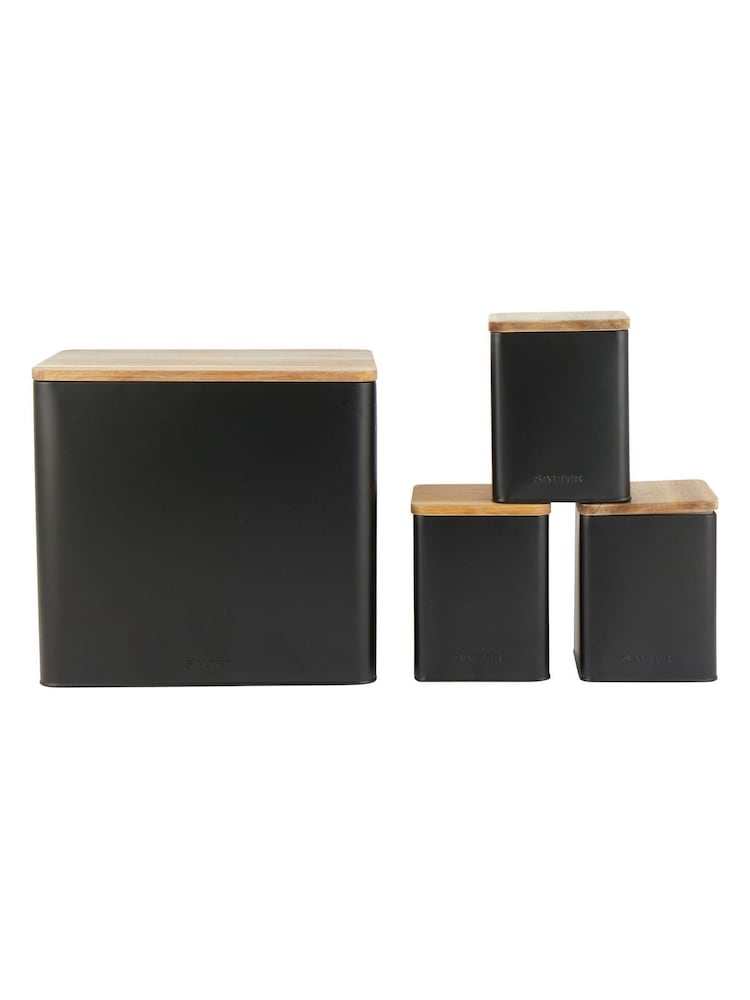 Salter 4 Piece Black Toronto Countertop Set - Image 6 of 6