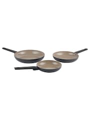 Salter 3 Piece Black Ceramic Frying Pan Set - Image 6 of 6
