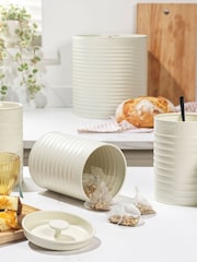 Russell Hobbs 4 Piece Cream Ribbed Countertop Set - Image 3 of 6