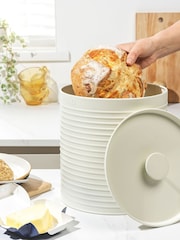 Russell Hobbs 4 Piece Cream Ribbed Countertop Set - Image 5 of 6