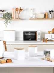 Salter 4 Piece White Toronto Countertop Set - Image 1 of 7