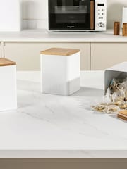 Salter 4 Piece White Toronto Countertop Set - Image 2 of 7