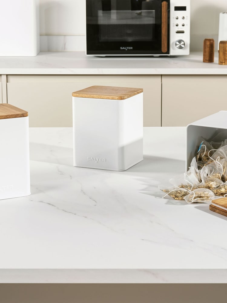 Salter 4 Piece White Toronto Countertop Set - Image 2 of 7