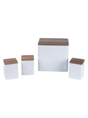 Salter 4 Piece White Toronto Countertop Set - Image 7 of 7