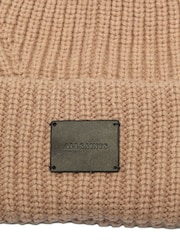 AllSaints Pink Traveling Rib Beanie - Image 3 of 4