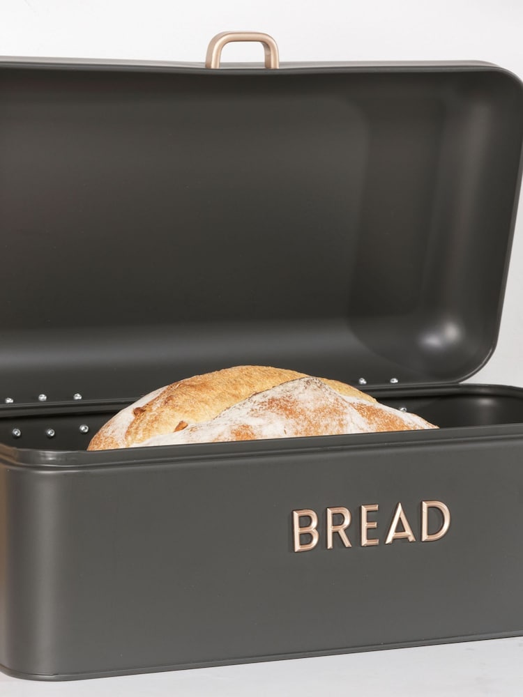 Salter Charcoal Pebble Bread Bin - Image 1 of 4